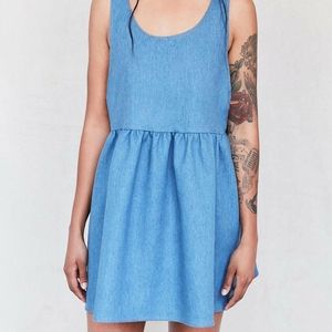 Urban Outfitters Denim Babydoll Dress Made in USA